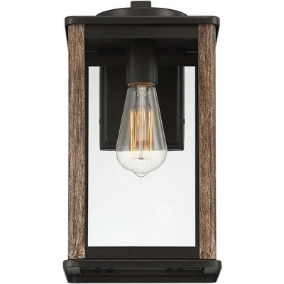 Cheapest ๐ฏ John Timberland Modern Farmhouse Outdoor Wall Light Fixture Dark Bronze Wood Finish Grain 14 1/4" Clear Glass Panels Exterior House Porch โ 5 Cheapest ๐ฏ John Timberland Modern Farmhouse Outdoor Wall Light Fixture Dark Bronze Wood Finish Grain 14 1/4" Clear Glass Panels Exterior House Porch โ - Image 3