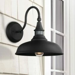 Cheapest 👍 John Timberland Farmhouse Outdoor Barn Light Fixture Black 12 1/2" Motion Sensor for Exterior House Porch Patio Outside Home 🔥 -Outdoor Lighting Store unnamed file 2949