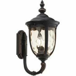 Discount ✨ John Timberland Outdoor Wall Light Fixture Bronze 21" 🔨 Hammered Glass Sconce for House Deck Patio 🛒 -Outdoor Lighting Store unnamed file 2962