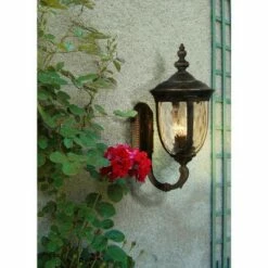 Discount ✨ John Timberland Outdoor Wall Light Fixture Bronze 21" 🔨 Hammered Glass Sconce for House Deck Patio 🛒 -Outdoor Lighting Store unnamed file 2964