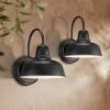 Cheapest 🌟 John Timberland Industrial Outdoor Wall Light Fixtures Set of 2 Oil-Rubbed Bronze 11 1/4" Exterior House Porch Patio Outside Home 💯 -Outdoor Lighting Store unnamed file 2971