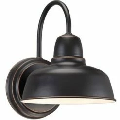 Cheapest 🌟 John Timberland Industrial Outdoor Wall Light Fixtures Set of 2 Oil-Rubbed Bronze 11 1/4" Exterior House Porch Patio Outside Home 💯 -Outdoor Lighting Store unnamed file 2973