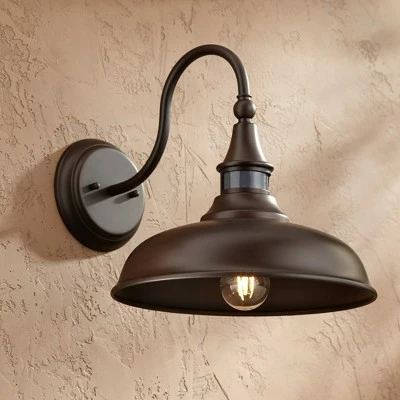 Deals 🔥 John Timberland Rustic Farmhouse Outdoor Barn Light Fixture Bronze 12 1/2" Dusk to Dawn Motion Sensor Exterior House Porch Patio 🎉 3 Deals 🔥 John Timberland Rustic Farmhouse Outdoor Barn Light Fixture Bronze 12 1/2" Dusk to Dawn Motion Sensor Exterior House Porch Patio 🎉