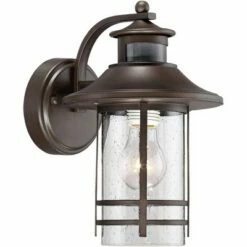 Cheapest ⌛ John Timberland Outdoor Wall Light Fixture Oil-Rubbed Bronze 11 1/4" Seedy Glass Motion Sensor for Exterior House Porch Patio Deck 🤩 -Outdoor Lighting Store unnamed file 3001