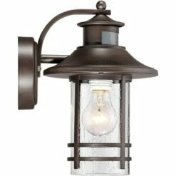 Cheapest ⌛ John Timberland Outdoor Wall Light Fixture Oil-Rubbed Bronze 11 1/4" Seedy Glass Motion Sensor for Exterior House Porch Patio Deck 🤩 -Outdoor Lighting Store unnamed file 3002