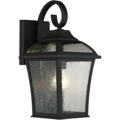 Best deal ๐งจ John Timberland Traditional Outdoor Wall Lights Fixture Set of 2 Carriage Style Textured Black 15" Clear Seedy Glass for House ๐ 7 Best deal ๐งจ John Timberland Traditional Outdoor Wall Lights Fixture Set of 2 Carriage Style Textured Black 15" Clear Seedy Glass for House ๐ - Image 5