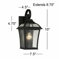 Best deal ๐งจ John Timberland Traditional Outdoor Wall Lights Fixture Set of 2 Carriage Style Textured Black 15" Clear Seedy Glass for House ๐ 15 Best deal ๐งจ John Timberland Traditional Outdoor Wall Lights Fixture Set of 2 Carriage Style Textured Black 15" Clear Seedy Glass for House ๐ -Outdoor Lighting Store unnamed file 3011