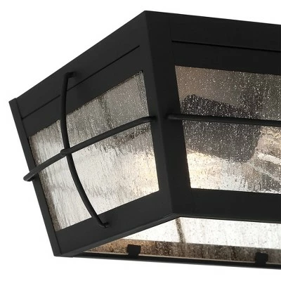 Deals 😀 John Timberland Modern Outdoor Ceiling Fixture Matte Black 5" Clear Glass for Exterior House Porch Patio Outside Deck Garage Front 🌟 4 Deals 😀 John Timberland Modern Outdoor Ceiling Fixture Matte Black 5" Clear Glass for Exterior House Porch Patio Outside Deck Garage Front 🌟 - Image 2