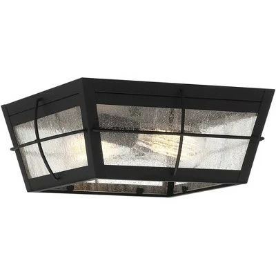 Deals 😀 John Timberland Modern Outdoor Ceiling Fixture Matte Black 5" Clear Glass for Exterior House Porch Patio Outside Deck Garage Front 🌟 5 Deals 😀 John Timberland Modern Outdoor Ceiling Fixture Matte Black 5" Clear Glass for Exterior House Porch Patio Outside Deck Garage Front 🌟 - Image 3
