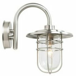 Wholesale ✨ John Timberland Industrial Outdoor Wall Light Fixture Brushed Nickel 12 3/4" Caged Seeded Glass for House Porch Patio Barn ⭐ -Outdoor Lighting Store unnamed file 3050