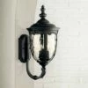 Cheap 🛒 John Timberland Outdoor Wall Light Fixture Textured Black Upbridge Arm 21" Clear 🔨 Hammered Glass for Exterior Porch Patio 😉 -Outdoor Lighting Store unnamed file 3056