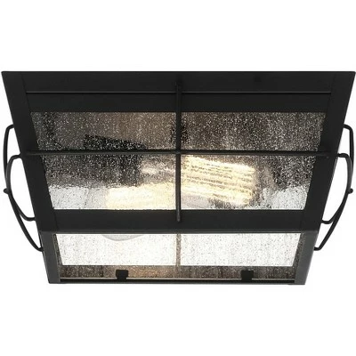 Deals 😀 John Timberland Modern Outdoor Ceiling Fixture Matte Black 5" Clear Glass for Exterior House Porch Patio Outside Deck Garage Front 🌟 8 Deals 😀 John Timberland Modern Outdoor Ceiling Fixture Matte Black 5" Clear Glass for Exterior House Porch Patio Outside Deck Garage Front 🌟 - Image 6