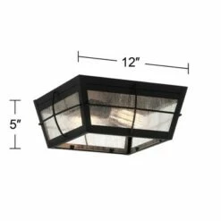 Deals 😀 John Timberland Modern Outdoor Ceiling Fixture Matte Black 5" Clear Glass for Exterior House Porch Patio Outside Deck Garage Front 🌟 15 Deals 😀 John Timberland Modern Outdoor Ceiling Fixture Matte Black 5" Clear Glass for Exterior House Porch Patio Outside Deck Garage Front 🌟 -Outdoor Lighting Store unnamed file 309