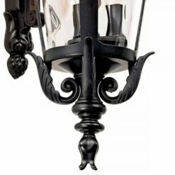 New 😍 John Timberland Traditional Outdoor Wall Light Fixture Textured Black French 21 3/4" Clear 🔨 Hammered Glass for Exterior House Porch 💯 -Outdoor Lighting Store unnamed file 3092