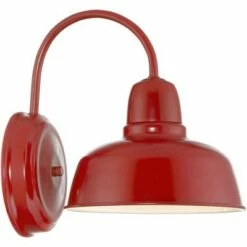 Discount 🥰 John Timberland Farmhouse Outdoor Wall Light Fixture Urban Barn Red Steel Gooseneck 11 1/4" for Exterior House Porch Patio 😀 10 Discount 🥰 John Timberland Farmhouse Outdoor Wall Light Fixture Urban Barn Red Steel Gooseneck 11 1/4" for Exterior House Porch Patio 😀 -Outdoor Lighting Store unnamed file 3111