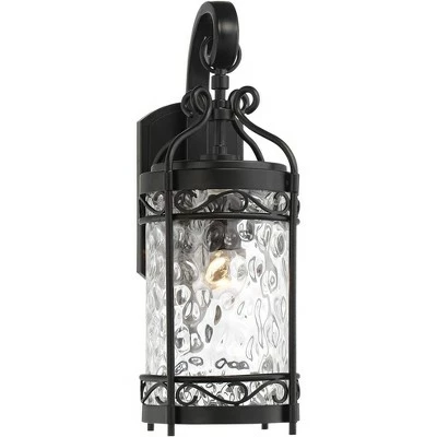Coupon ๐งจ John Timberland Outdoor Wall Light Fixture Matte Black 19" Clear ๐จ Hammered Glass for Exterior House Porch Patio Deck ๐คฉ 6 Coupon ๐งจ John Timberland Outdoor Wall Light Fixture Matte Black 19" Clear ๐จ Hammered Glass for Exterior House Porch Patio Deck ๐คฉ - Image 4