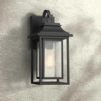 Wholesale โ John Timberland Rustic Outdoor Wall Light Fixture Painted Bronze 17 3/4" Seeded Clear Glass Lantern for House Porch Patio Deck ๐ฏ 3 Wholesale โ John Timberland Rustic Outdoor Wall Light Fixture Painted Bronze 17 3/4" Seeded Clear Glass Lantern for House Porch Patio Deck ๐ฏ