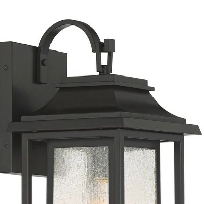 Wholesale โ John Timberland Rustic Outdoor Wall Light Fixture Painted Bronze 17 3/4" Seeded Clear Glass Lantern for House Porch Patio Deck ๐ฏ 4 Wholesale โ John Timberland Rustic Outdoor Wall Light Fixture Painted Bronze 17 3/4" Seeded Clear Glass Lantern for House Porch Patio Deck ๐ฏ - Image 2