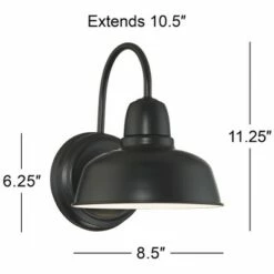 Buy ⭐ John Timberland Rustic Outdoor Wall Light Fixture Urban Barn Farmhouse Black 11 1/4" Sconce for Exterior House Deck Patio 🛒 -Outdoor Lighting Store unnamed file 3140