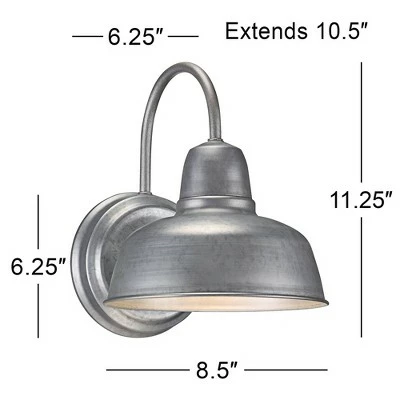 Discount ๐ John Timberland Rustic Outdoor Wall Light Fixture Urban Barn Galvanized 11 1/4" Sconce for House Farmhouse Deck Porch Patio ๐ 8 Discount ๐ John Timberland Rustic Outdoor Wall Light Fixture Urban Barn Galvanized 11 1/4" Sconce for House Farmhouse Deck Porch Patio ๐ - Image 6