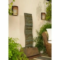 Best reviews of 🧨 John Timberland Modern Outdoor Wall Light Fixture Rubbed Bronze 10" Banded Grid Frosted Glass for Exterior House Porch Patio Deck ✨ -Outdoor Lighting Store unnamed file 3153