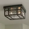 Promo 😍 Kathy Ireland Sierra Craftsman 10 1/2" Wide Ceiling Light ✔️ -Outdoor Lighting Store unnamed file 316