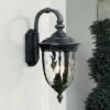 Coupon 🔥 John Timberland Outdoor Wall Light Fixture Textured Black 20 1/2" 🔨 Hammered Glass Exterior House Patio Porch 👍 -Outdoor Lighting Store unnamed file 3161