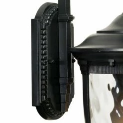 Coupon 🔥 John Timberland Outdoor Wall Light Fixture Textured Black 20 1/2" 🔨 Hammered Glass Exterior House Patio Porch 👍 -Outdoor Lighting Store unnamed file 3163