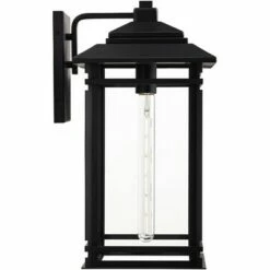 Best reviews of ⌛ John Timberland Mission Outdoor Wall Light Fixture Matte Black Metal 19" Clear Glass Shade Exterior House Porch Patio Deck Home 🛒 -Outdoor Lighting Store unnamed file 3171