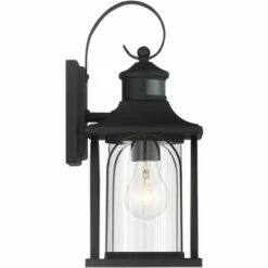 Deals 🧨 John Timberland Mission Outdoor Wall Light Fixture Textured Black 14 1/4" Clear Glass Motion Sensor for Exterior House Porch Patio 💯 -Outdoor Lighting Store unnamed file 3183