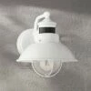 Budget 🎁 John Timberland Farmhouse Outdoor Barn Light Wall Fixture White 9" Clear Seedy Glass Dusk to Dawn Motion Sensor for House Porch Patio 🧨 -Outdoor Lighting Store unnamed file 3192