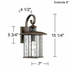 Buy 💯 John Timberland Modern Outdoor Wall Fixture Bronze 15 1/4" Clear Water Glass Lantern Dusk to Dawn Motion Security Sensor for Exterior Porch 🔥 13 Buy 💯 John Timberland Modern Outdoor Wall Fixture Bronze 15 1/4" Clear Water Glass Lantern Dusk to Dawn Motion Security Sensor for Exterior Porch 🔥 -Outdoor Lighting Store unnamed file 3215