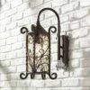 Cheap 🛒 John Timberland Rustic Outdoor Wall Light Fixture Dark Walnut Iron Twists 18 1/2" Champagne 🔨 Hammered Glass for Exterior House Deck ❤️ -Outdoor Lighting Store unnamed file 3221