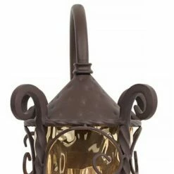 Cheap 🛒 John Timberland Rustic Outdoor Wall Light Fixture Dark Walnut Iron Twists 18 1/2" Champagne 🔨 Hammered Glass for Exterior House Deck ❤️ -Outdoor Lighting Store unnamed file 3223