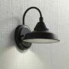 Hot Sale ⭐ John Timberland Farmhouse Outdoor Barn Light Fixture LED Black Metal 8 1/2" Dark Sky for Exterior House Porch Patio Deck 💯 -Outdoor Lighting Store unnamed file 3229