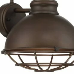 Best reviews of 🎉 John Timberland Industrial Outdoor Wall Light Fixture Urban Barn Oiled Bronze 14" Round Cage Motion Security Sensor for House Porch Patio ⌛ -Outdoor Lighting Store unnamed file 3242
