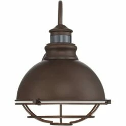 Best reviews of 🎉 John Timberland Industrial Outdoor Wall Light Fixture Urban Barn Oiled Bronze 14" Round Cage Motion Security Sensor for House Porch Patio ⌛ -Outdoor Lighting Store unnamed file 3243