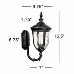 Best Pirce ๐ฅ John Timberland Traditional Outdoor Wall Light Fixture Texturized Black Upbridge 16 1/2" Clear ๐จ Hammered Glass for Exterior House ๐ 12 Best Pirce ๐ฅ John Timberland Traditional Outdoor Wall Light Fixture Texturized Black Upbridge 16 1/2" Clear ๐จ Hammered Glass for Exterior House ๐ -Outdoor Lighting Store unnamed file 3250