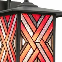 Cheap 👏 11.75" Stained Glass 1-Light Geometric Bronze Outdoor Lantern Wall Sconce - River of Goods 👏 13 Cheap 👏 11.75" Stained Glass 1-Light Geometric Bronze Outdoor Lantern Wall Sconce - River of Goods 👏 -Outdoor Lighting Store unnamed file 3256