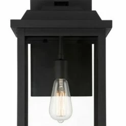 Brand new 😍 John Timberland Traditional Outdoor Wall Light Fixture Textured Black Metal 20 1/2" Clear Glass Panel Exterior House Porch Patio 🎁 -Outdoor Lighting Store unnamed file 3260