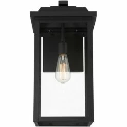 Brand new 😍 John Timberland Traditional Outdoor Wall Light Fixture Textured Black Metal 20 1/2" Clear Glass Panel Exterior House Porch Patio 🎁 -Outdoor Lighting Store unnamed file 3261
