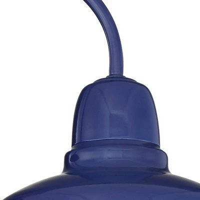 Hot Sale ๐ John Timberland Farmhouse Outdoor Wall Light Fixture Urban Barn Blue Gooseneck 11 1/4" for Exterior House Porch Patio Deck โญ 4 Hot Sale ๐ John Timberland Farmhouse Outdoor Wall Light Fixture Urban Barn Blue Gooseneck 11 1/4" for Exterior House Porch Patio Deck โญ - Image 2