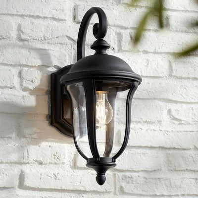 Buy 🤩 John Timberland Traditional Outdoor Wall Light Fixture Black 16 3/4" Clear Glass Downbridge for Exterior House Porch Patio Deck 🤩 3 Buy 🤩 John Timberland Traditional Outdoor Wall Light Fixture Black 16 3/4" Clear Glass Downbridge for Exterior House Porch Patio Deck 🤩