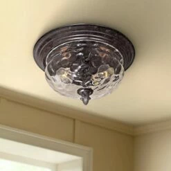 Best reviews of ✔️ Minka Lavery Merrimack Collection 2-Light Flush Mount Ceiling Light 👍