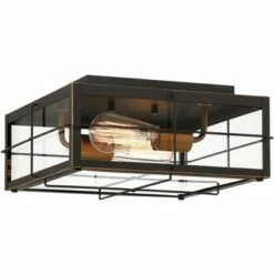 Top 10 🌟 John Timberland Modern Outdoor Ceiling Light Fixture Black 2-Light 5 1/2" Clear Glass for Exterior House Porch Patio Outside Deck 🔥 -Outdoor Lighting Store unnamed file 336