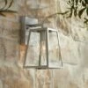Flash Sale ⌛ John Timberland Modern Outdoor Wall Light Fixture Sleek Silver Steel 10 3/4" Clear Glass for Exterior House Porch Patio Deck ⭐ -Outdoor Lighting Store unnamed file 3364