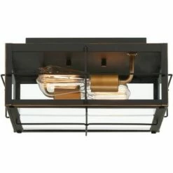 Top 10 🌟 John Timberland Modern Outdoor Ceiling Light Fixture Black 2-Light 5 1/2" Clear Glass for Exterior House Porch Patio Outside Deck 🔥 -Outdoor Lighting Store unnamed file 337