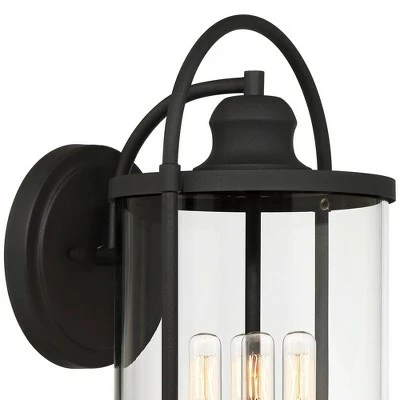 Wholesale ๐ฅ John Timberland Farmhouse Outdoor Wall Light Fixture Black Brass 17" Clear Glass for Exterior House Porch Patio Outside Entryway ๐ 3 Wholesale ๐ฅ John Timberland Farmhouse Outdoor Wall Light Fixture Black Brass 17" Clear Glass for Exterior House Porch Patio Outside Entryway ๐ - Image 2