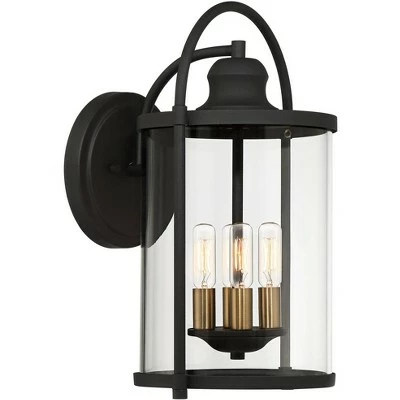 Wholesale ๐ฅ John Timberland Farmhouse Outdoor Wall Light Fixture Black Brass 17" Clear Glass for Exterior House Porch Patio Outside Entryway ๐ 5 Wholesale ๐ฅ John Timberland Farmhouse Outdoor Wall Light Fixture Black Brass 17" Clear Glass for Exterior House Porch Patio Outside Entryway ๐ - Image 4