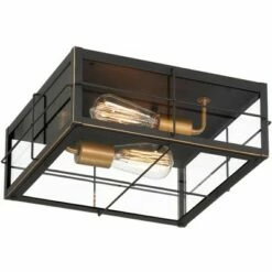 Top 10 🌟 John Timberland Modern Outdoor Ceiling Light Fixture Black 2-Light 5 1/2" Clear Glass for Exterior House Porch Patio Outside Deck 🔥 -Outdoor Lighting Store unnamed file 339